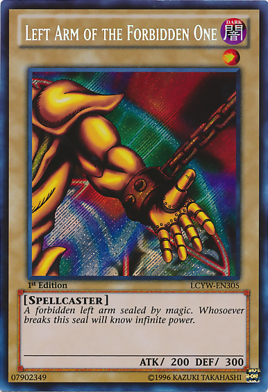 Left Arm of the Forbidden One [LCYW-EN305] Secret Rare | The Gaming-Verse