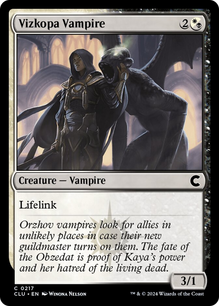 Vizkopa Vampire [Ravnica: Clue Edition] | The Gaming-Verse