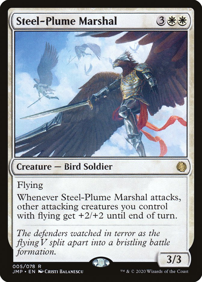 Steel-Plume Marshal [Jumpstart] | The Gaming-Verse