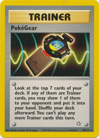 PokeGear (88/111) [Neo Genesis Unlimited] | The Gaming-Verse