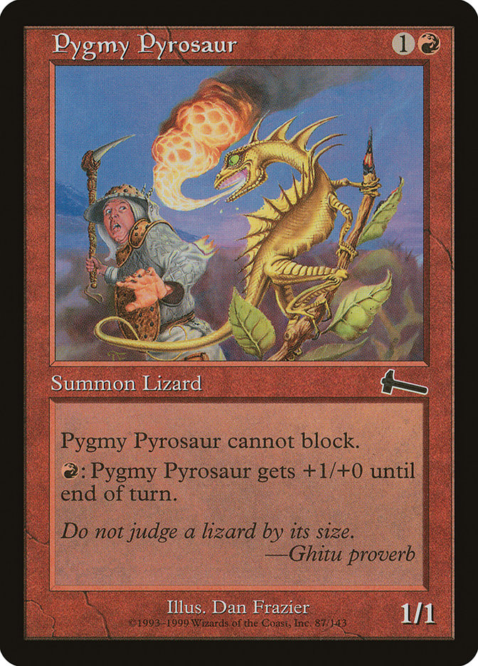 Pygmy Pyrosaur [Urza's Legacy] | The Gaming-Verse