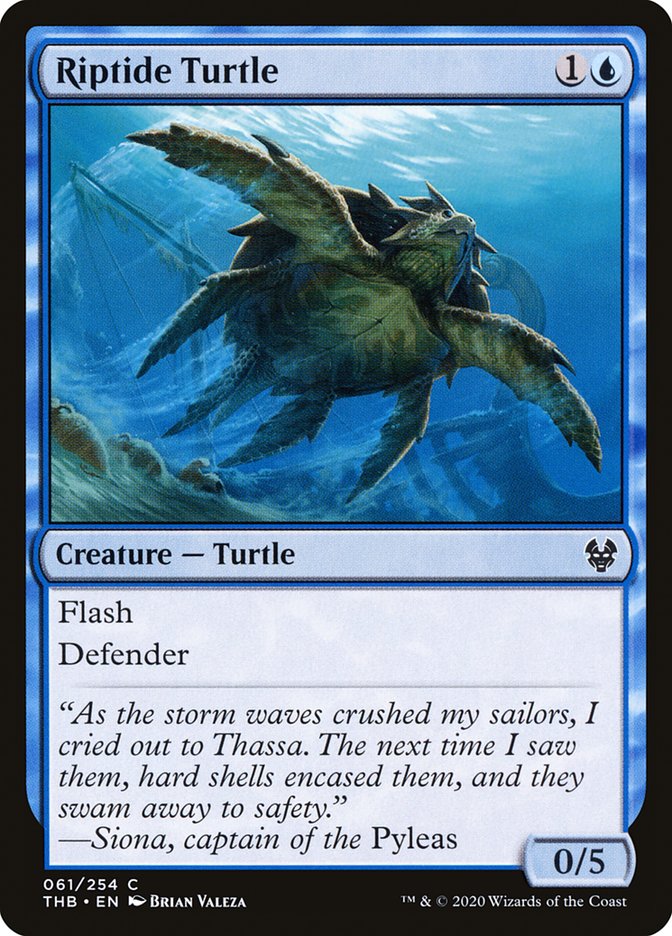 Riptide Turtle [Theros Beyond Death] | The Gaming-Verse