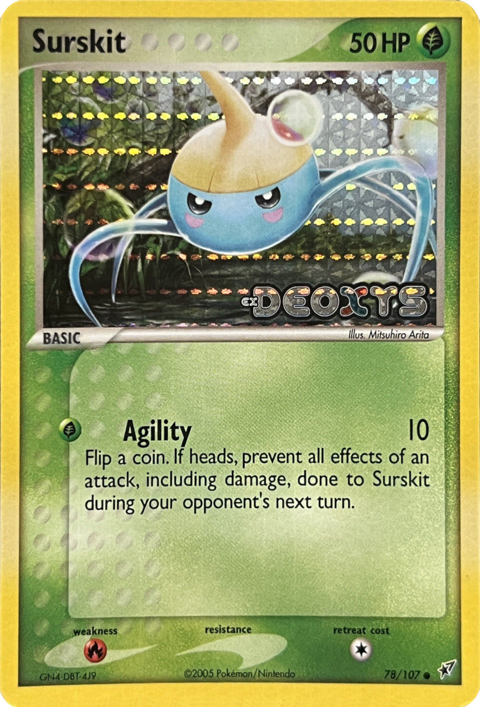 Surskit (78/107) (Stamped) [EX: Deoxys] | The Gaming-Verse