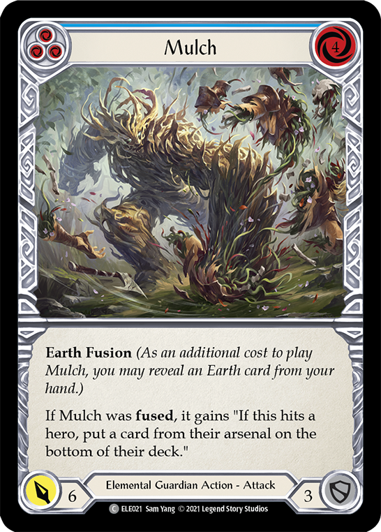 Mulch (Blue) [ELE021] (Tales of Aria)  1st Edition Rainbow Foil | The Gaming-Verse