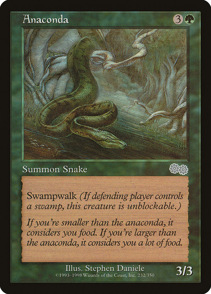 Anaconda [Urza's Saga] | The Gaming-Verse