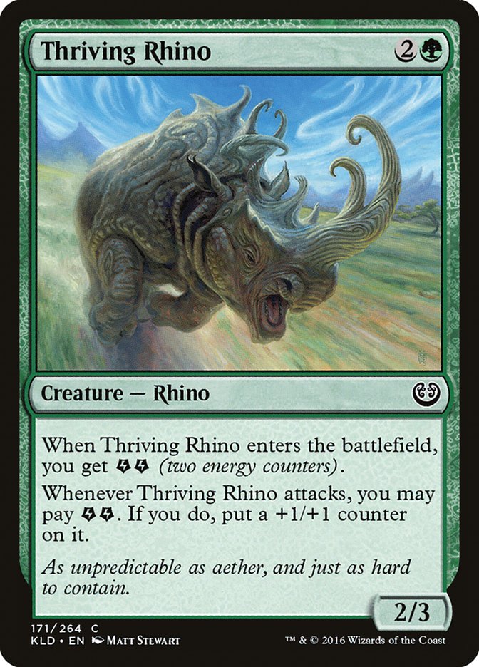 Thriving Rhino [Kaladesh] | The Gaming-Verse