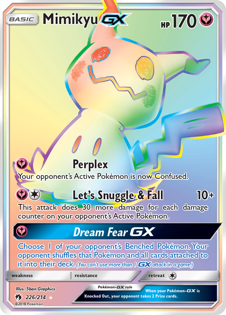 Mimikyu GX (226/214) [Sun & Moon: Lost Thunder] | The Gaming-Verse