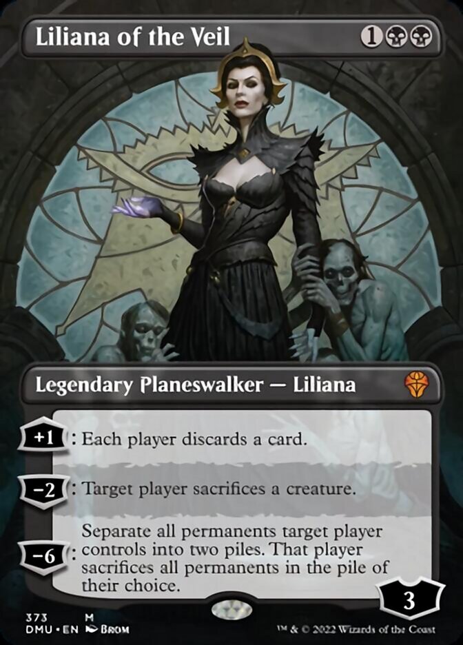 Liliana of the Veil (Borderless) [Dominaria United] | The Gaming-Verse