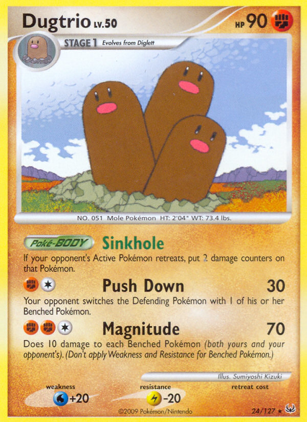 Dugtrio (24/127) [Platinum: Base Set] | The Gaming-Verse