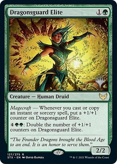 Dragonsguard Elite (Promo Pack) [Strixhaven: School of Mages Promos] | The Gaming-Verse