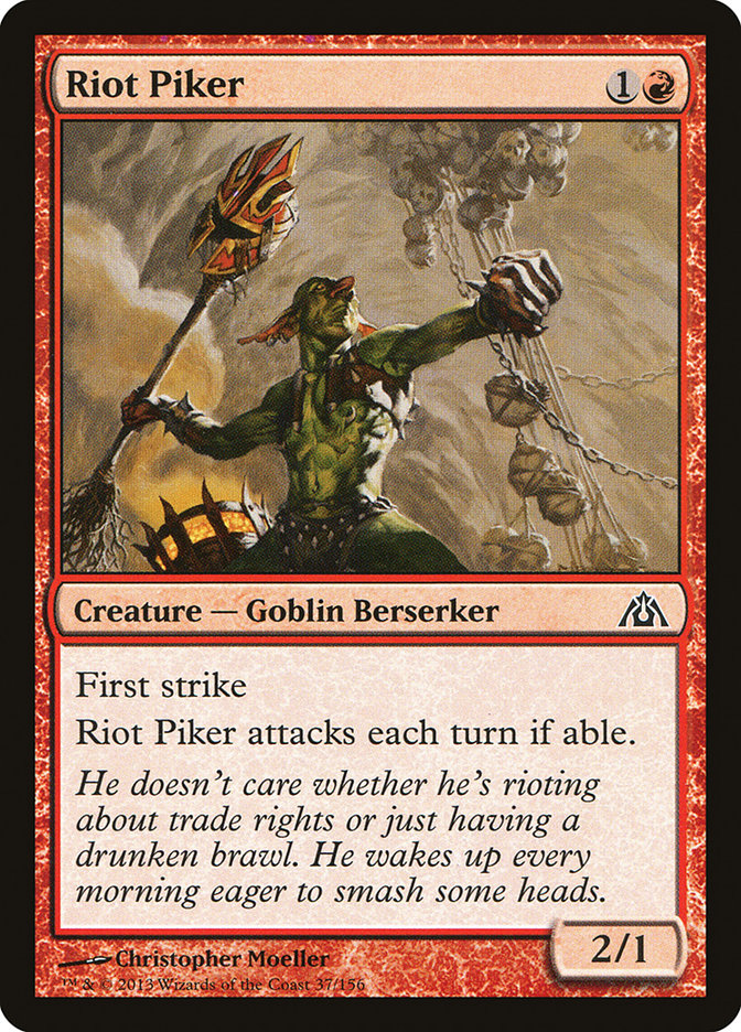Riot Piker [Dragon's Maze] | The Gaming-Verse