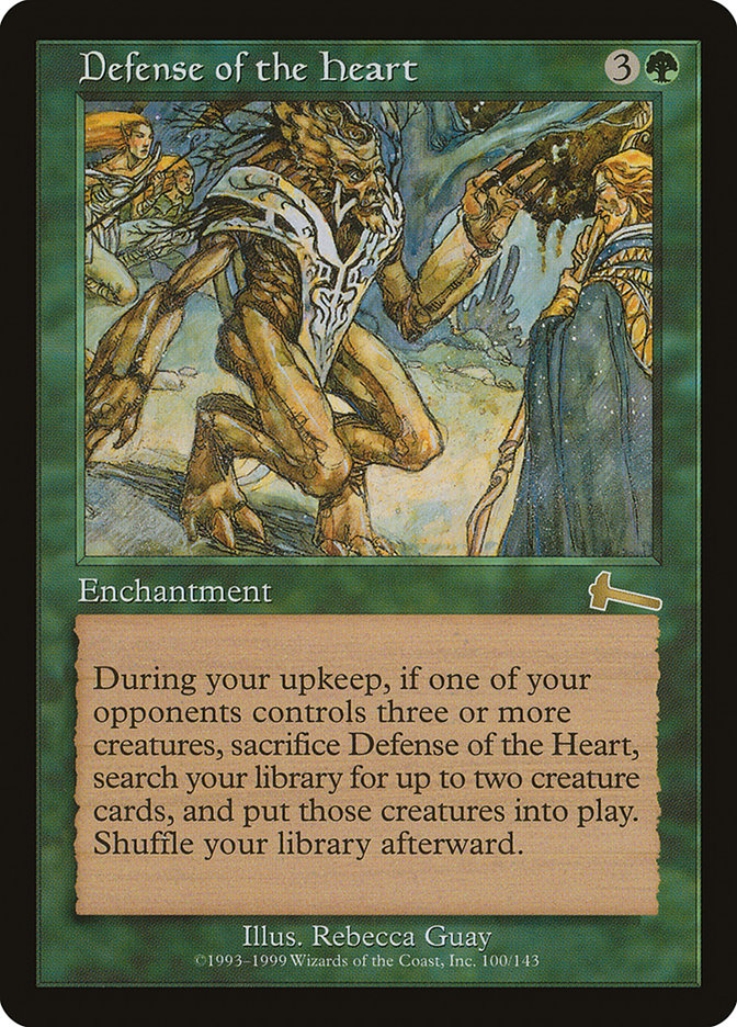 Defense of the Heart [Urza's Legacy] | The Gaming-Verse