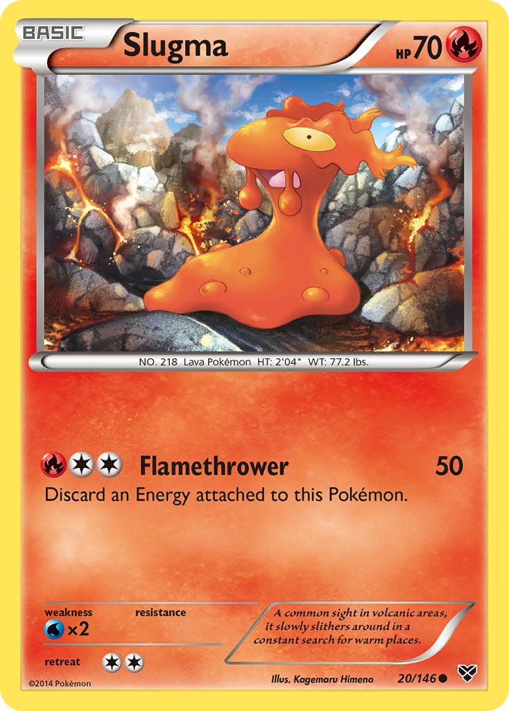 Slugma (20/146) [XY: Base Set] | The Gaming-Verse