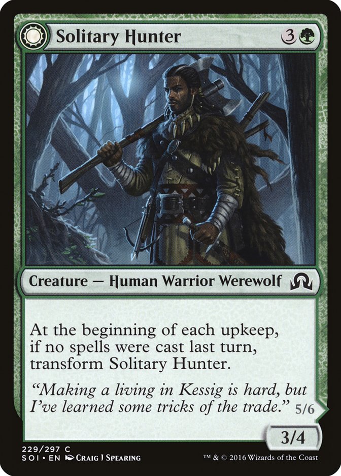 Solitary Hunter // One of the Pack [Shadows over Innistrad] | The Gaming-Verse