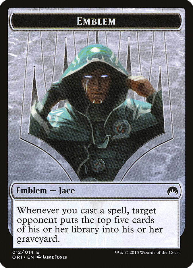 Jace, Telepath Unbound Emblem [Magic Origins Tokens] | The Gaming-Verse