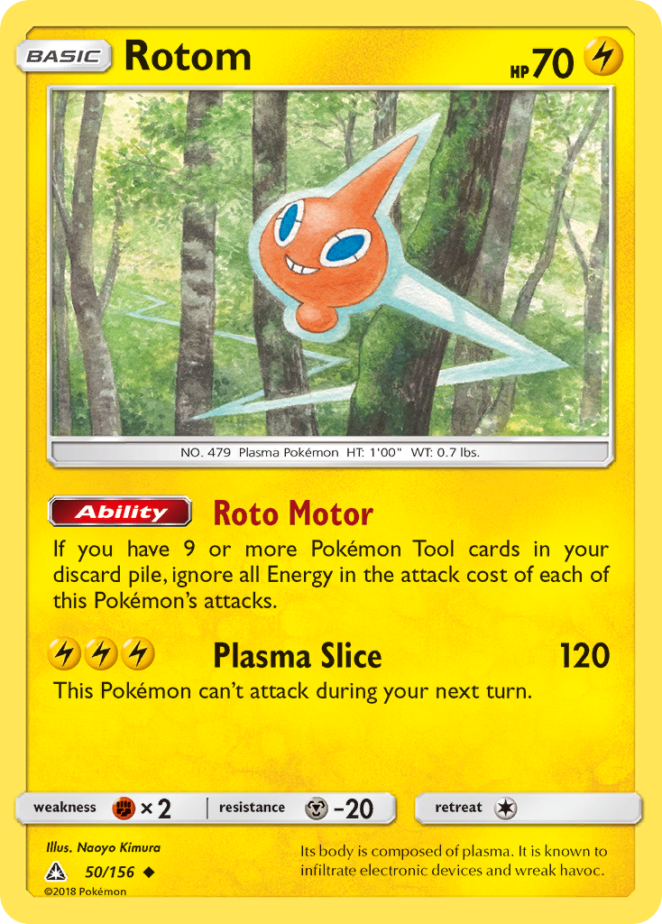 Rotom (50/156) [Sun & Moon: Ultra Prism] | The Gaming-Verse