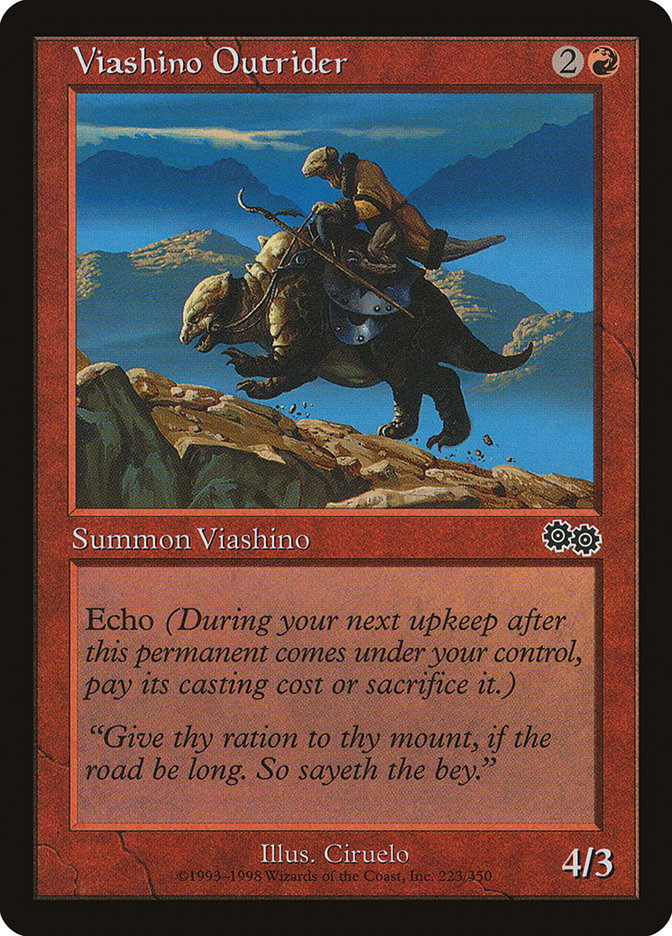 Viashino Outrider [Urza's Saga] | The Gaming-Verse