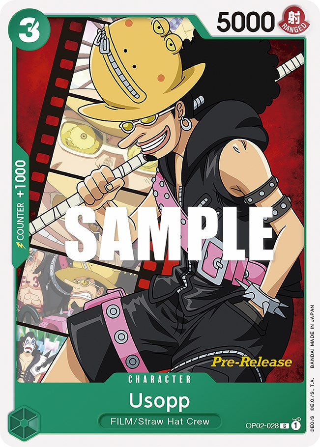 Usopp [Paramount War Pre-Release Cards] | The Gaming-Verse