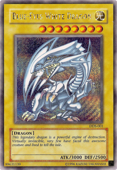 Blue-Eyes White Dragon (Dark Duel Stories) [DDS-001] Secret Rare | The Gaming-Verse