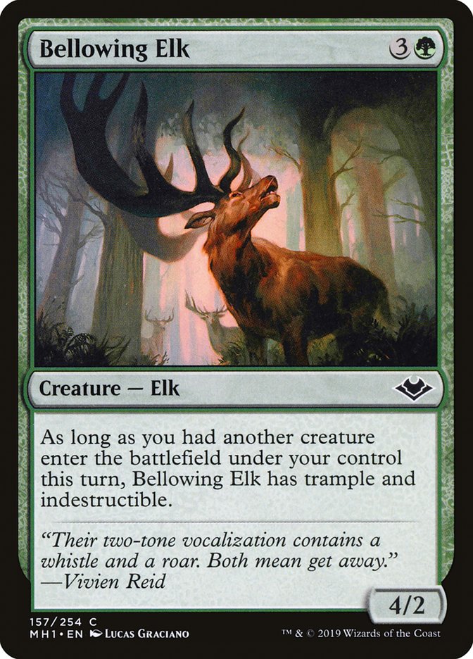 Bellowing Elk [Modern Horizons] | The Gaming-Verse