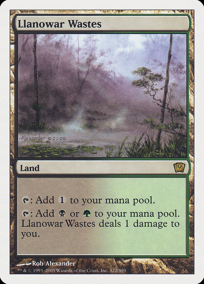 Llanowar Wastes [Ninth Edition] | The Gaming-Verse