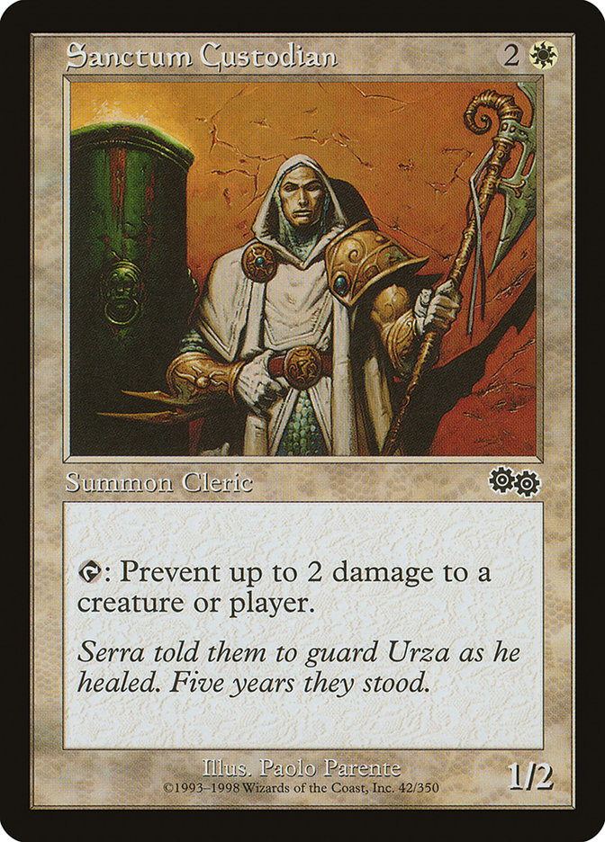 Sanctum Custodian [Urza's Saga] | The Gaming-Verse