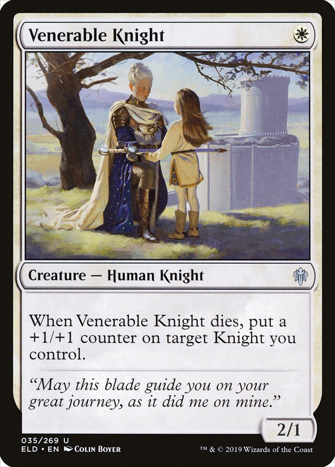 Venerable Knight [Throne of Eldraine] | The Gaming-Verse