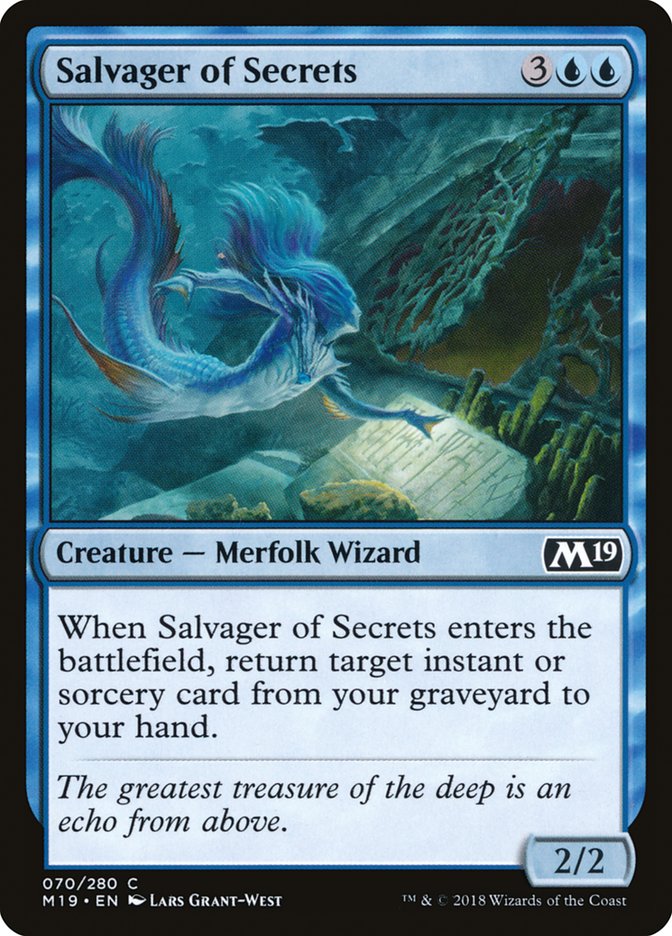 Salvager of Secrets [Core Set 2019] | The Gaming-Verse