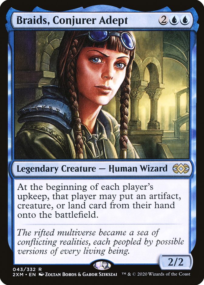 Braids, Conjurer Adept [Double Masters] | The Gaming-Verse