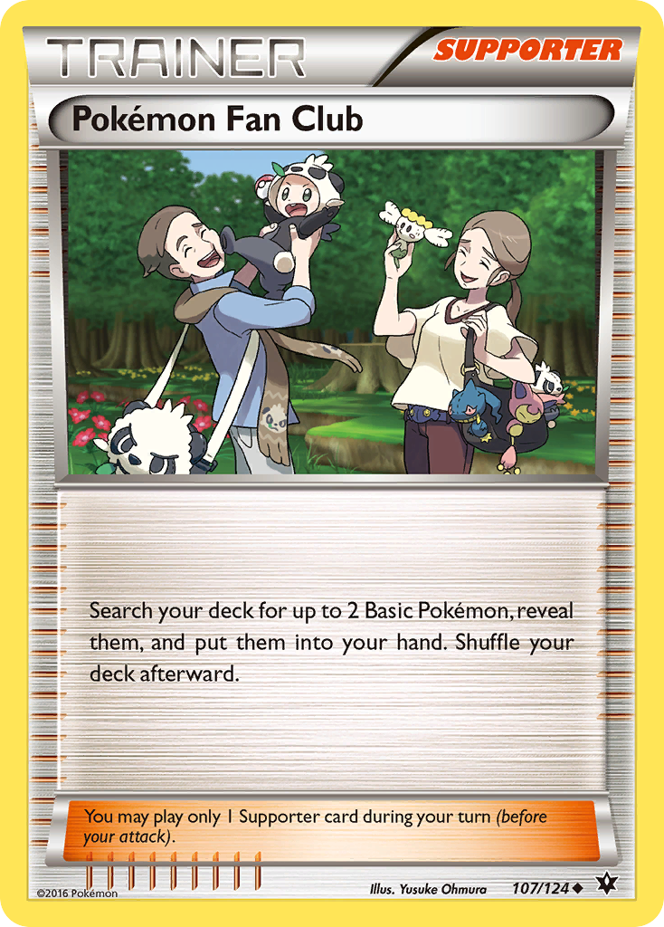 Pokemon Fan Club (107/124) [XY: Fates Collide] | The Gaming-Verse