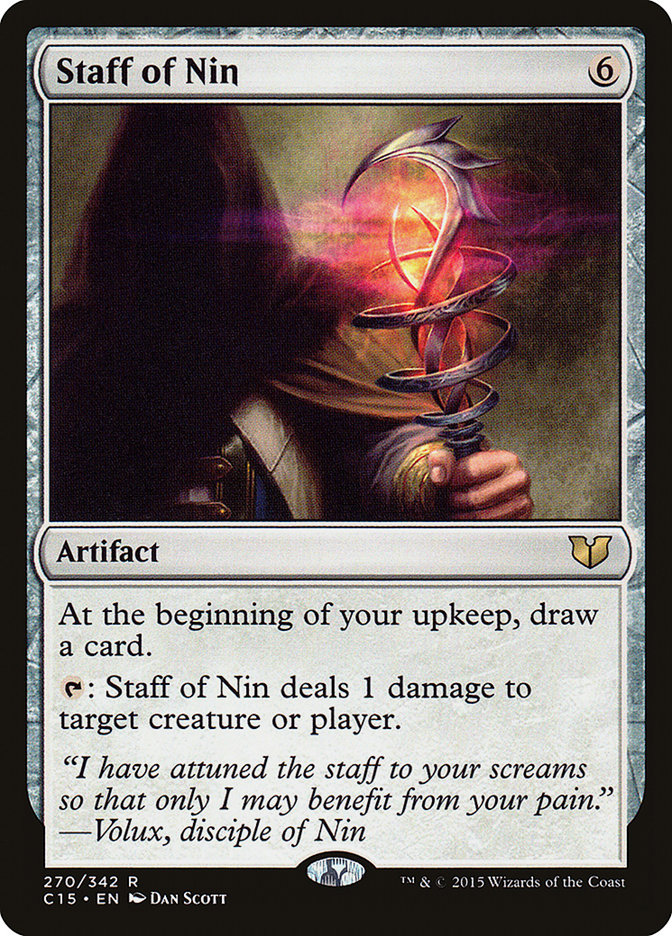 Staff of Nin [Commander 2015] | The Gaming-Verse