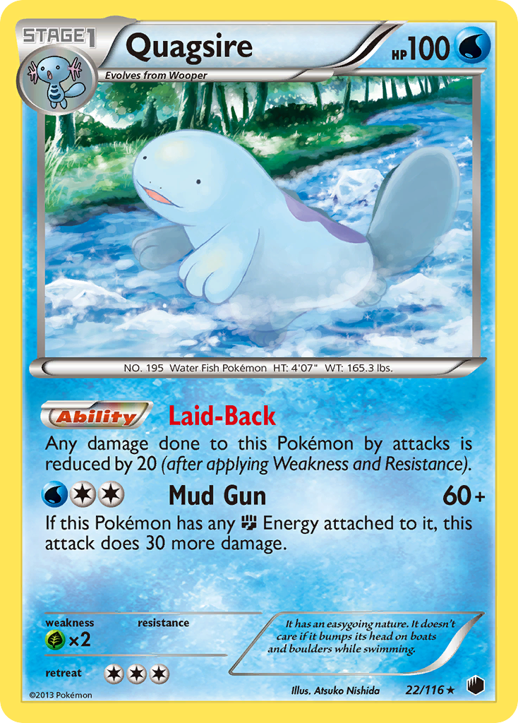 Quagsire (22/116) [Black & White: Plasma Freeze] | The Gaming-Verse