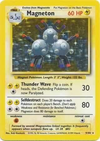 Magneton (9/102) [Base Set Unlimited] | The Gaming-Verse