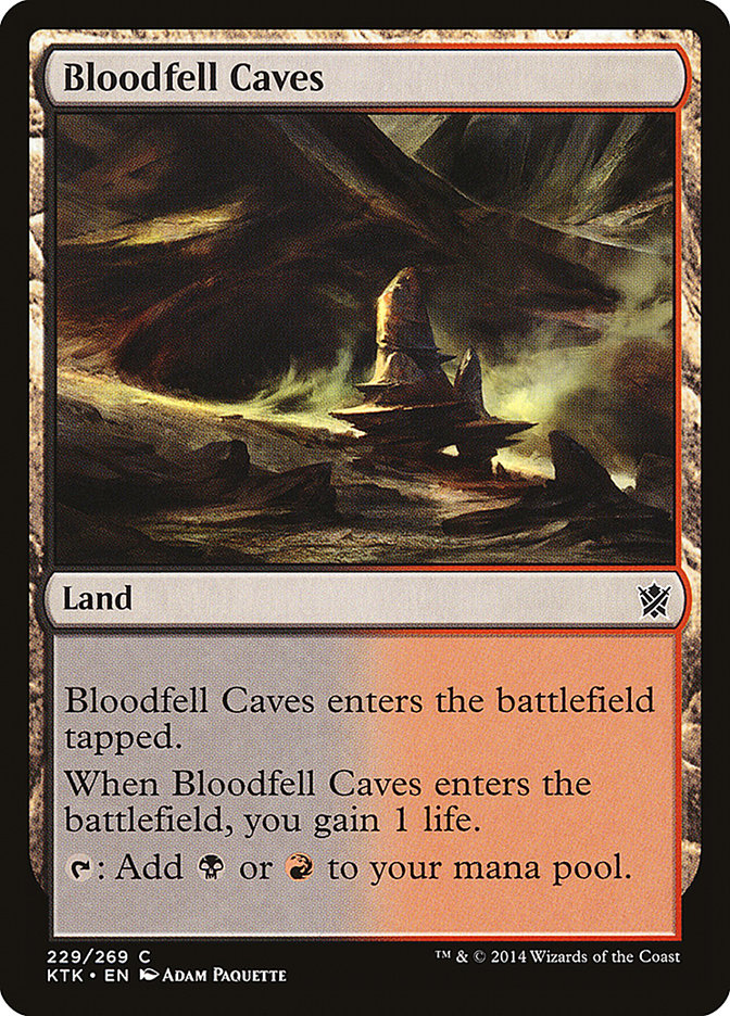 Bloodfell Caves [Khans of Tarkir] | The Gaming-Verse