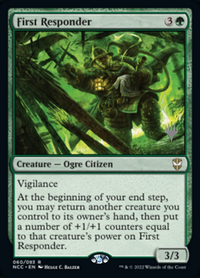 First Responder (Promo Pack) [Streets of New Capenna Commander Promos] | The Gaming-Verse