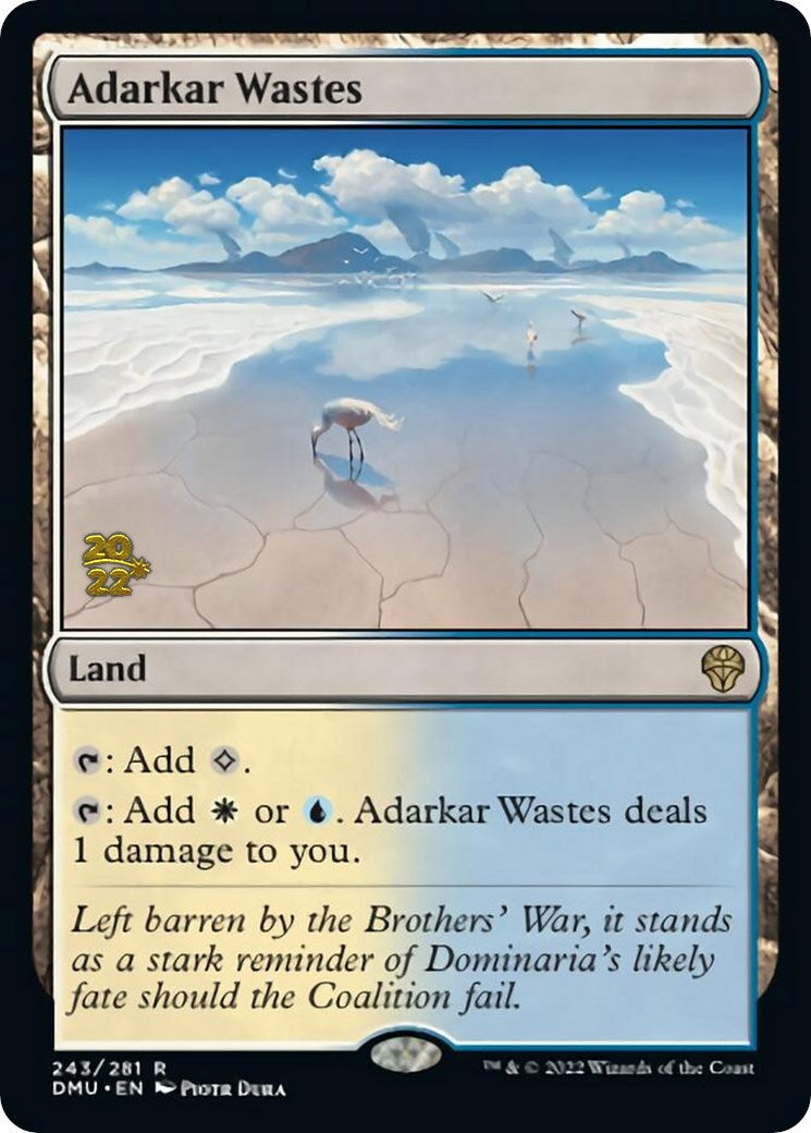 Adarkar Wastes [Dominaria United Prerelease Promos] | The Gaming-Verse