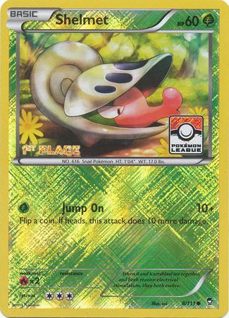 Shelmet (8/111) (League Promo 1st Place) [XY: Furious Fists] | The Gaming-Verse