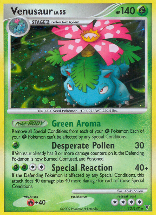 Venusaur (13/147) (Theme Deck Exclusive) [Platinum: Supreme Victors] | The Gaming-Verse