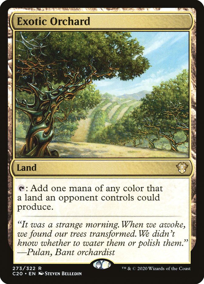 Exotic Orchard [Commander 2020] | The Gaming-Verse