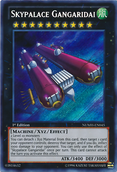 Skypalace Gangaridai [NUMH-EN045] Secret Rare | The Gaming-Verse