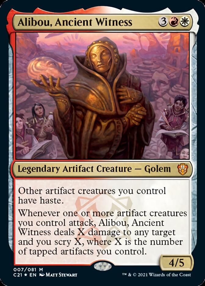 Alibou, Ancient Witness [Commander 2021] | The Gaming-Verse