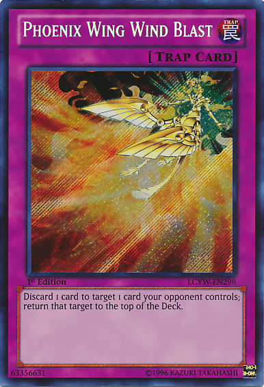 Phoenix Wing Wind Blast [LCYW-EN298] Secret Rare | The Gaming-Verse