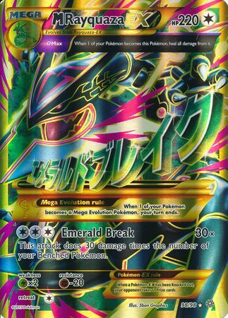 M Rayquaza EX (98/98) (Jumbo Card) [XY: Ancient Origins] | The Gaming-Verse