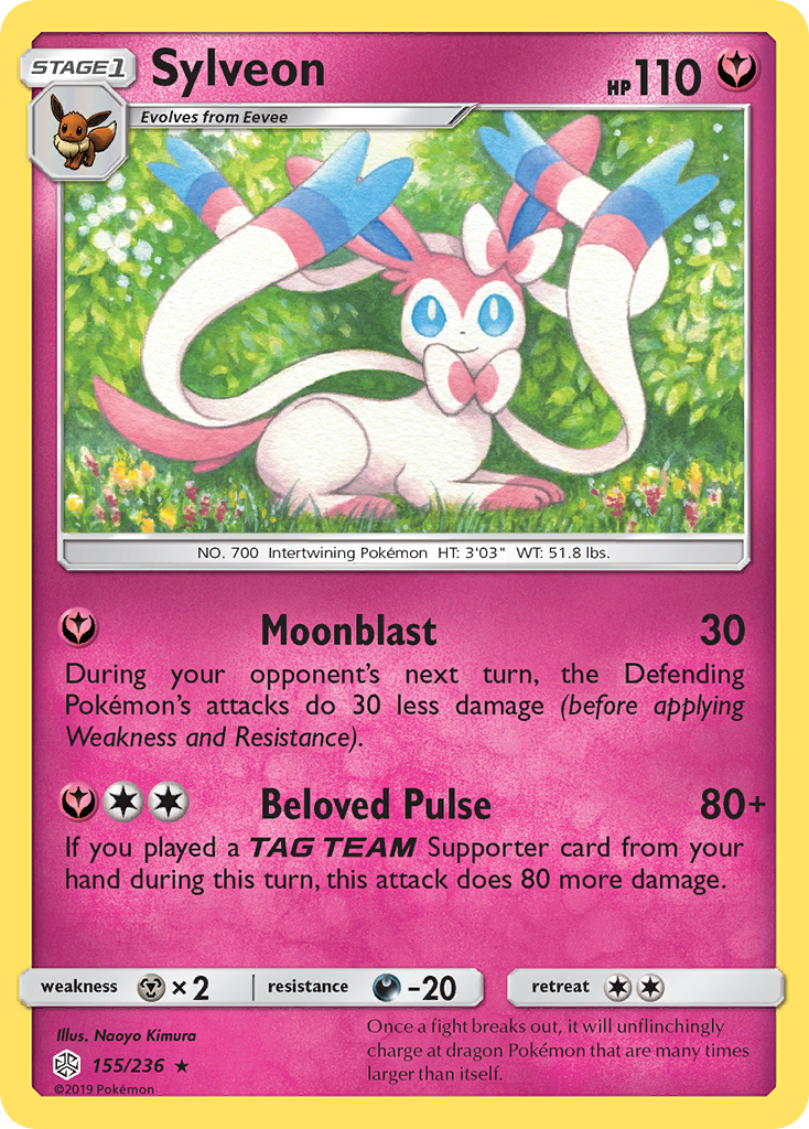 Sylveon (155/236) [Sun & Moon: Cosmic Eclipse] | The Gaming-Verse