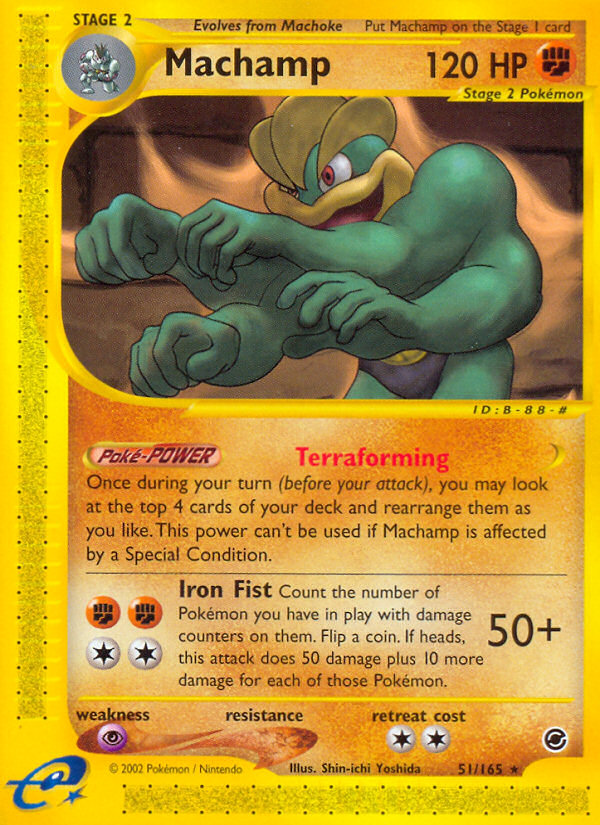 Machamp (51/165) [Expedition: Base Set] | The Gaming-Verse