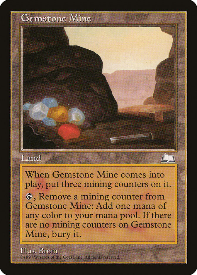 Gemstone Mine [Weatherlight] | The Gaming-Verse