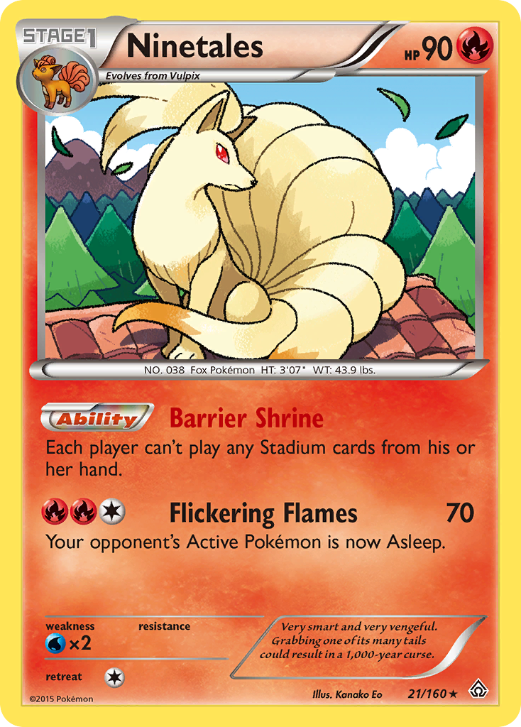 Ninetales (21/160) [XY: Primal Clash] | The Gaming-Verse