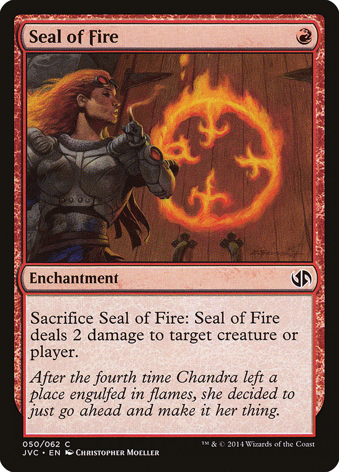 Seal of Fire [Duel Decks Anthology] | The Gaming-Verse