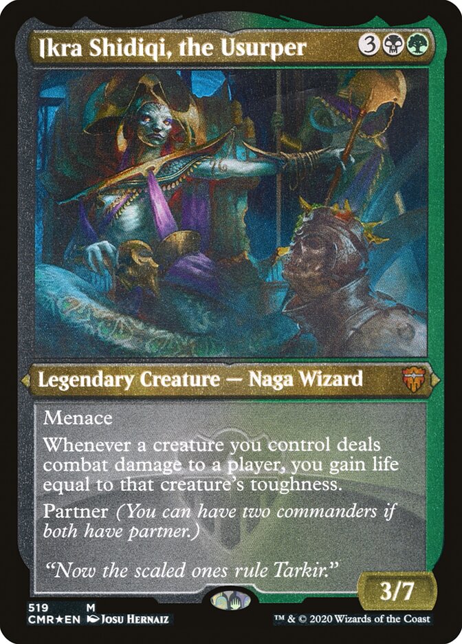 Ikra Shidiqi, the Usurper [Commander Legends Etched] | The Gaming-Verse