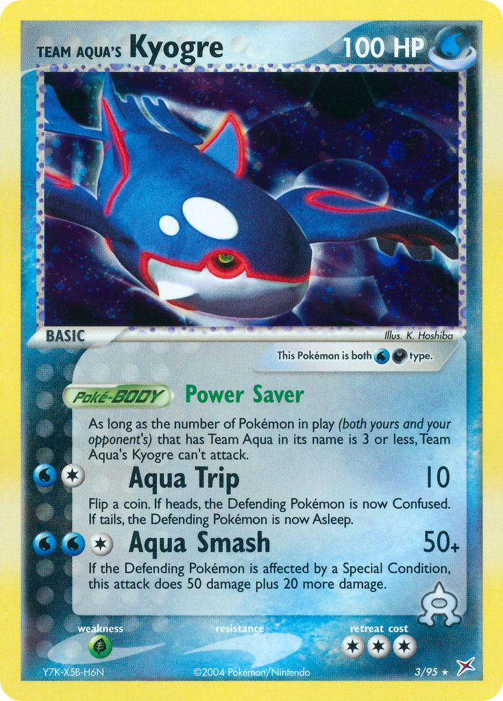 Team Aqua's Kyogre (3/95) (Theme Deck Exclusive) [EX: Team Magma vs Team Aqua] | The Gaming-Verse